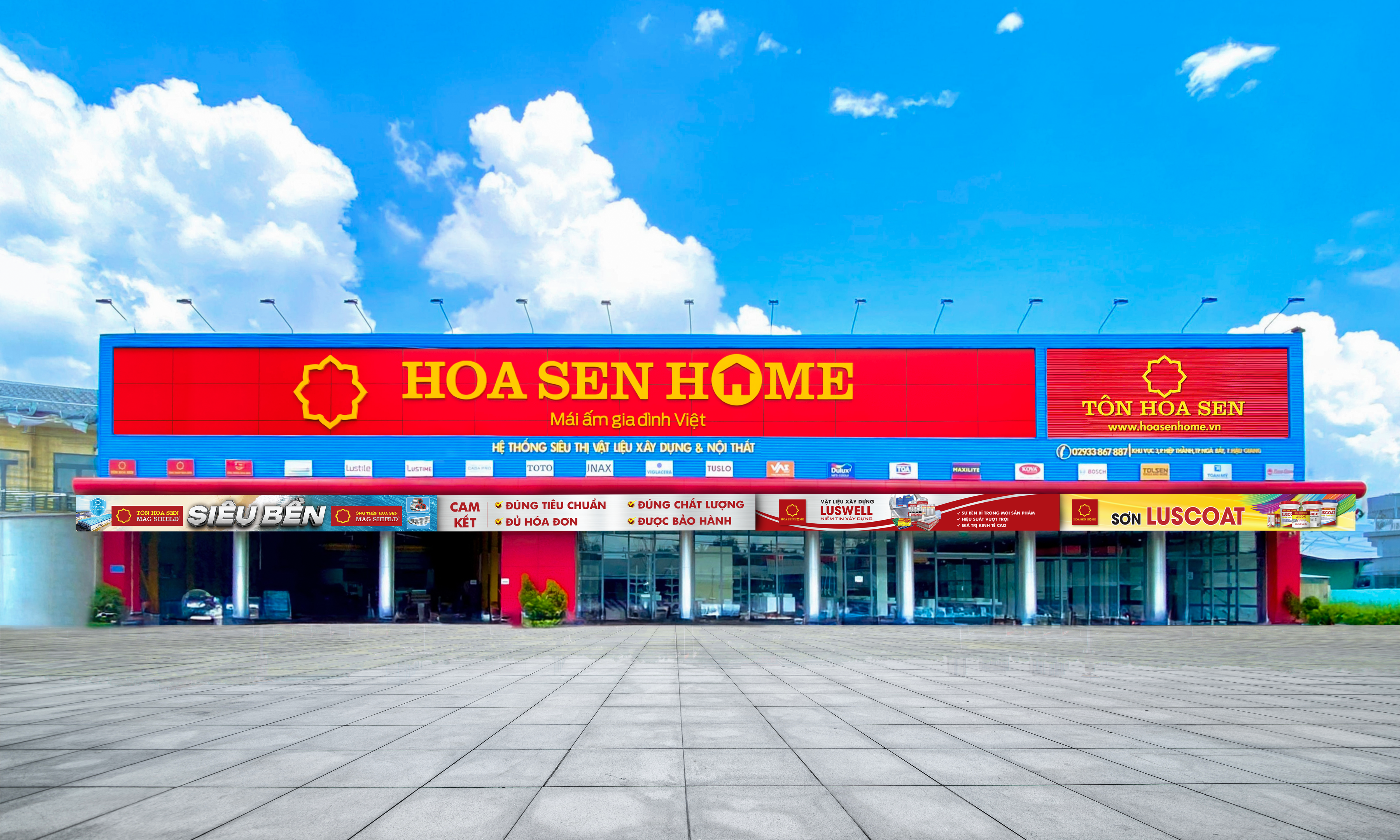 Siêu thị Vật liệu xây dựng và Nội thất Hoa Sen Home Siêu thị Vật liệu xây dựng và Nội thất Hoa Sen Home