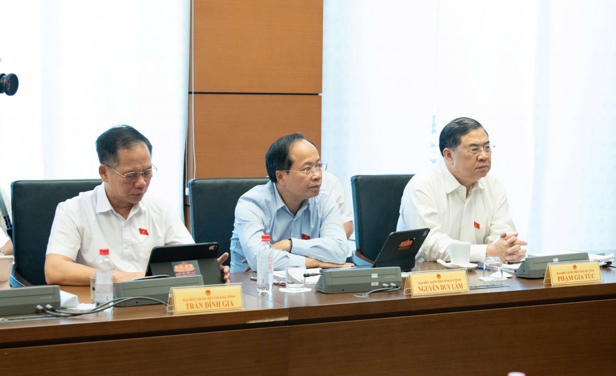 Các đại biểu tham dự phiên họp tổ Các đại biểu tham dự phiên họp tổ