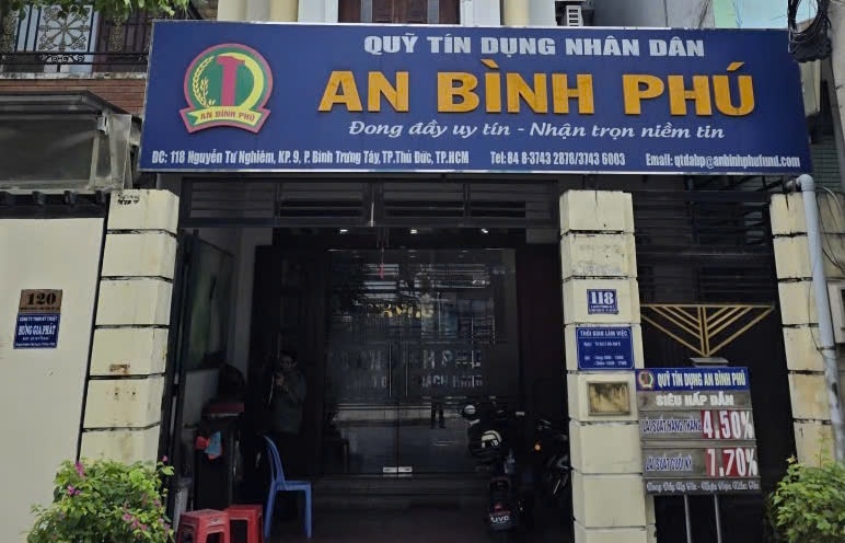 Quỹ tín dụng nhân dân An Bình Phú thông báo sửa đổi, bổ sung Giấy phép hoạt động
