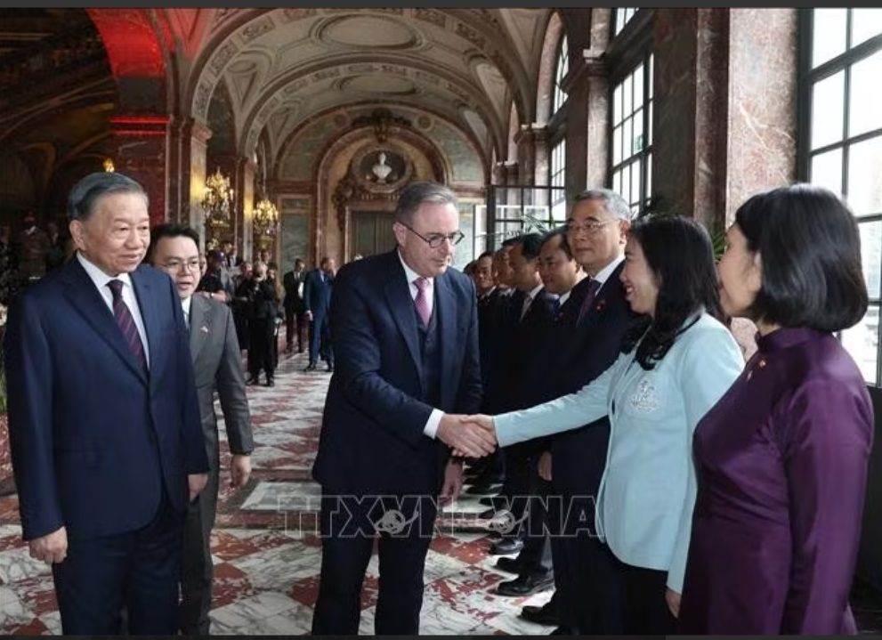 Thủ tướng Vương quốc Bỉ Bart De Wever chủ trì Lễ đón Tổng Bí thư, Chủ tịch nước Tô Lâm