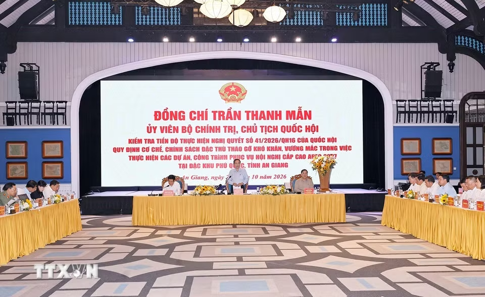 Chủ tịch Quốc hội Trần Thanh Mẫn nhấn mạnh tinh thần Chủ tịch Quốc hội Trần Thanh Mẫn nhấn mạnh tinh thần '3 không' trong thực hiện dự án phục vụ APEC 2027- Ảnh 1.