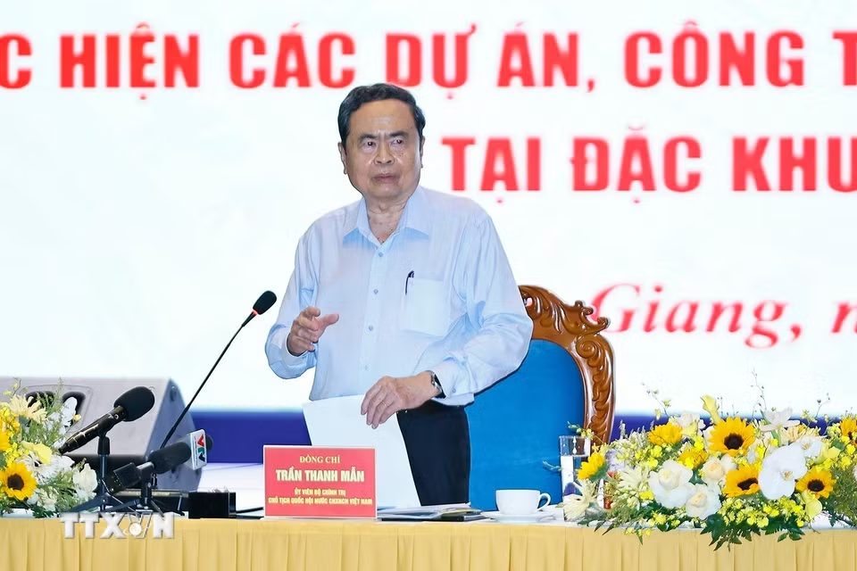 Chủ tịch Quốc hội Trần Thanh Mẫn nhấn mạnh tinh thần Chủ tịch Quốc hội Trần Thanh Mẫn nhấn mạnh tinh thần '3 không' trong thực hiện dự án phục vụ APEC 2027- Ảnh 2.