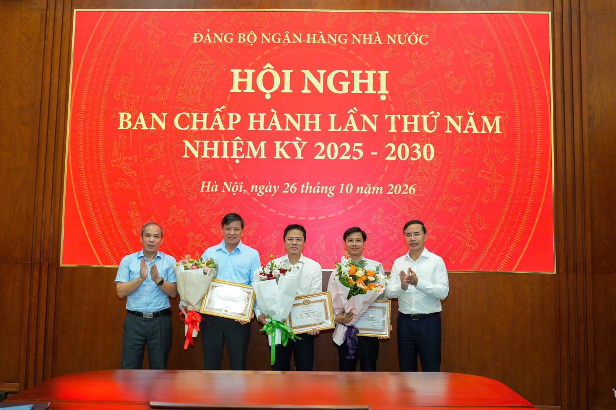 Đảng ủy NHNN tập trung lãnh đạo hoàn thành toàn diện nhiệm vụ năm 2026 Đảng ủy NHNN tập trung lãnh đạo hoàn thành toàn diện nhiệm vụ năm 2026