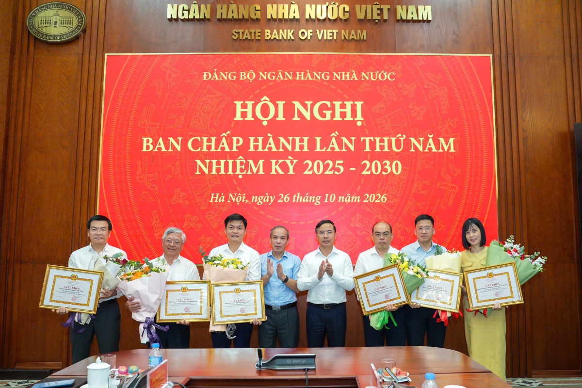Đảng ủy NHNN tập trung lãnh đạo hoàn thành toàn diện nhiệm vụ năm 2026 Đảng ủy NHNN tập trung lãnh đạo hoàn thành toàn diện nhiệm vụ năm 2026