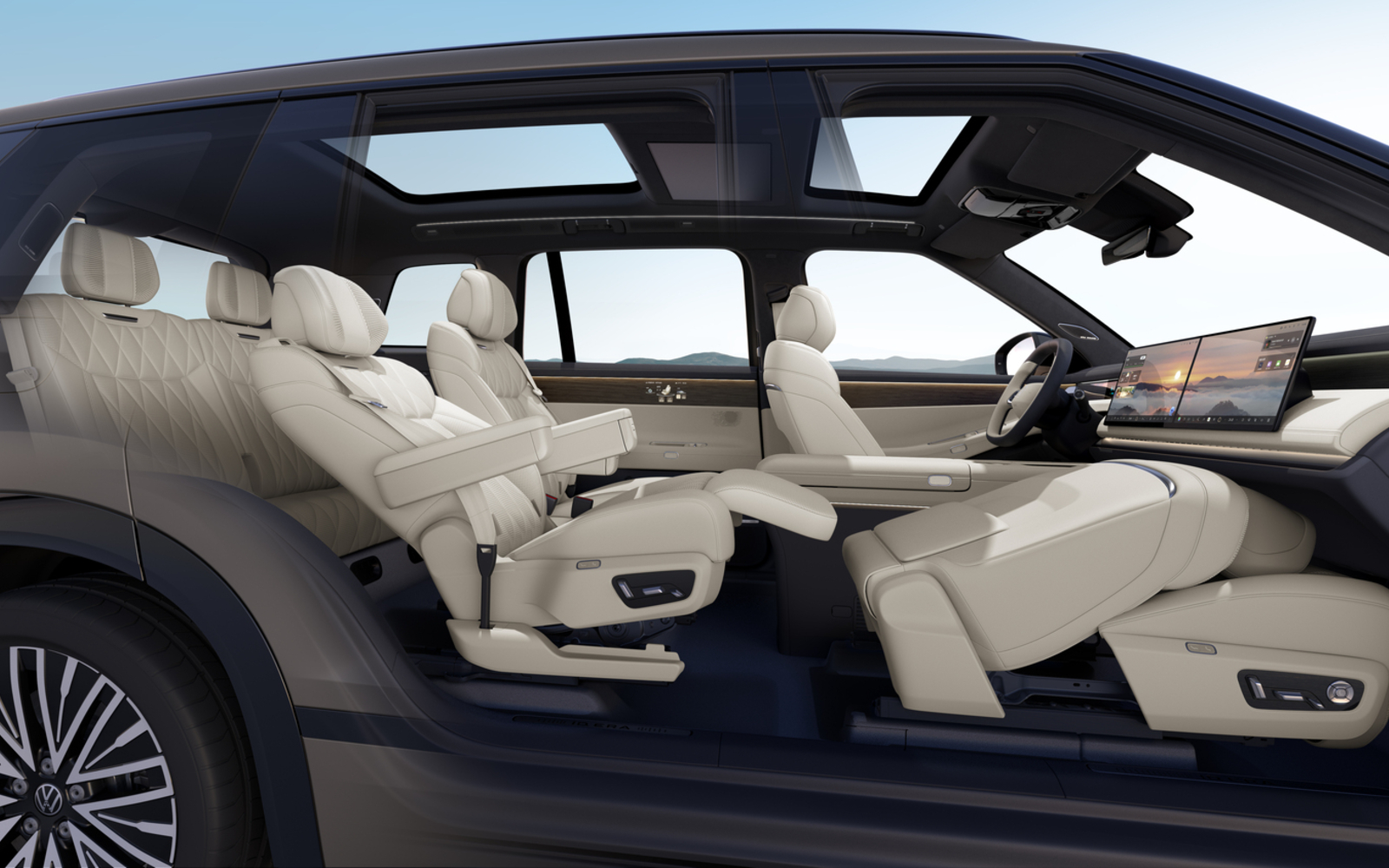 Volkswagen ID. Era 9X gần 3 tỷ đồng đã về Việt Nam: SUV cỡ lớn 'ngập' màn hình, công nghệ động cơ như VF Wild, cạnh tranh Lynk & Co 900 - Ảnh 7.