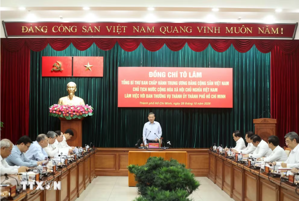 Tổng Bí thư, Chủ tịch nước Tô Lâm: TPHCM tiếp tục đổi mới tư duy tự chủ, nâng cao năng lực thực thi