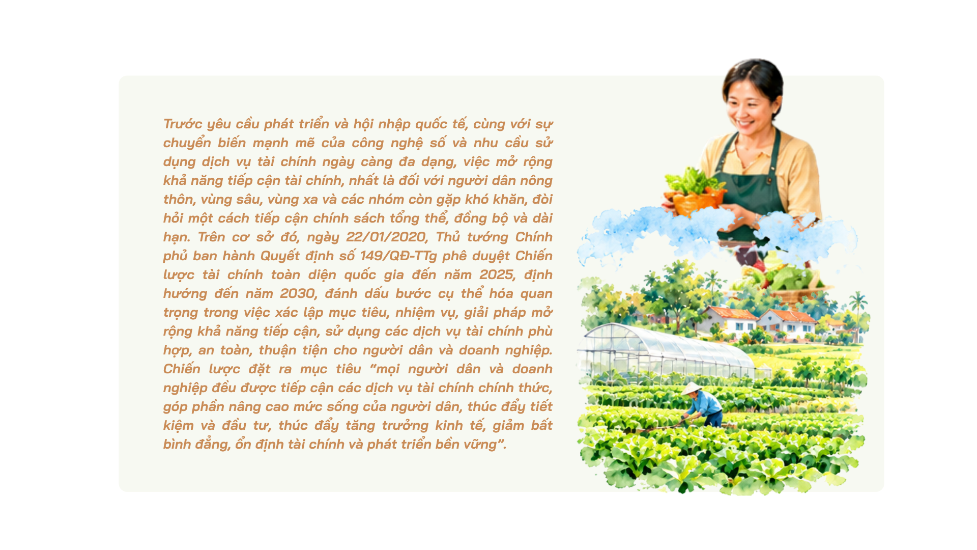 [Emagazine] Tài chính toàn diện khơi thông nguồn lực, kiến tạo nông thôn thịnh vượng - Kỳ 1