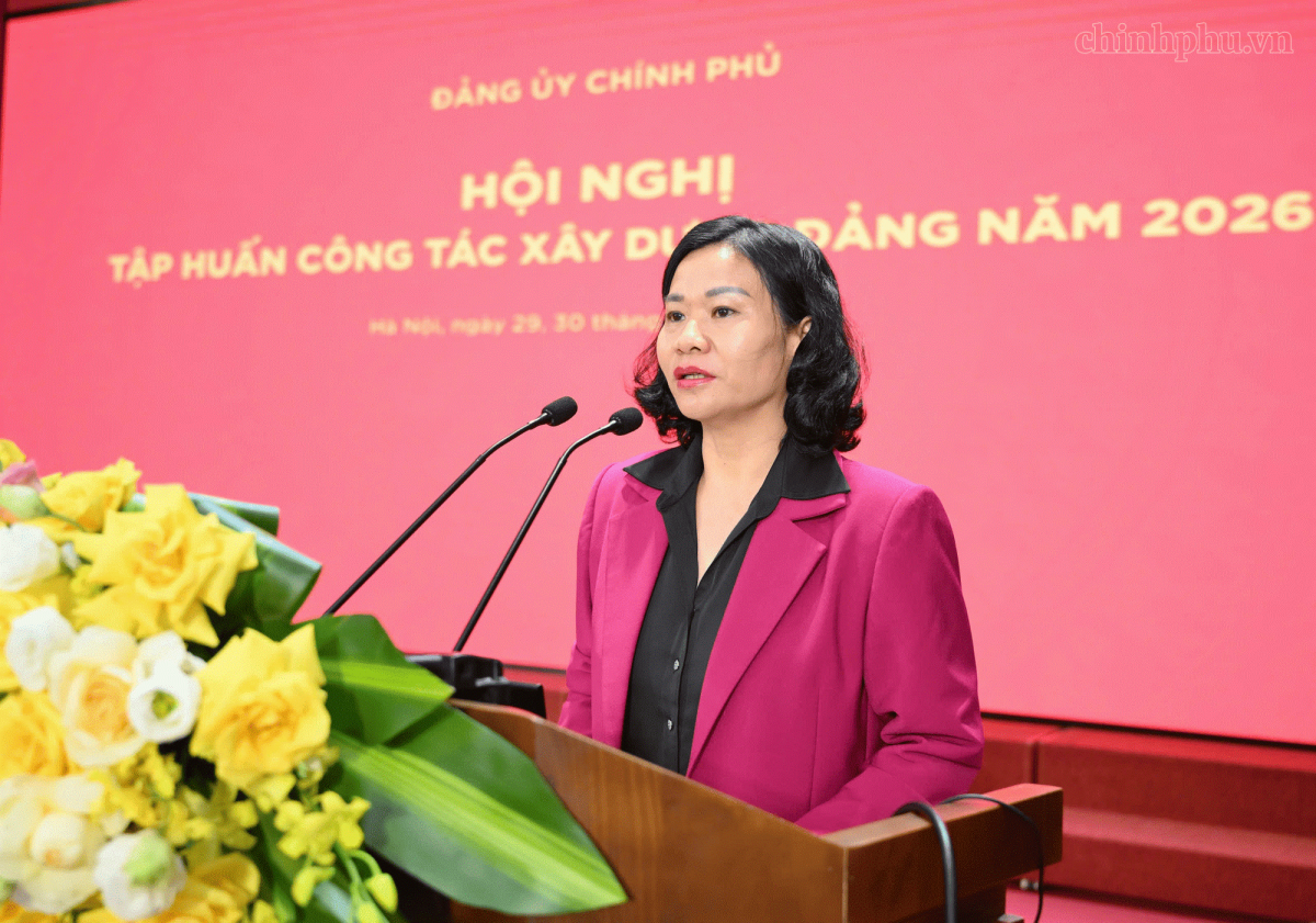 Hội nghị tập huấn nghiệp vụ công tác xây dựng Đảng năm 2026 Hội nghị tập huấn nghiệp vụ công tác xây dựng Đảng năm 2026