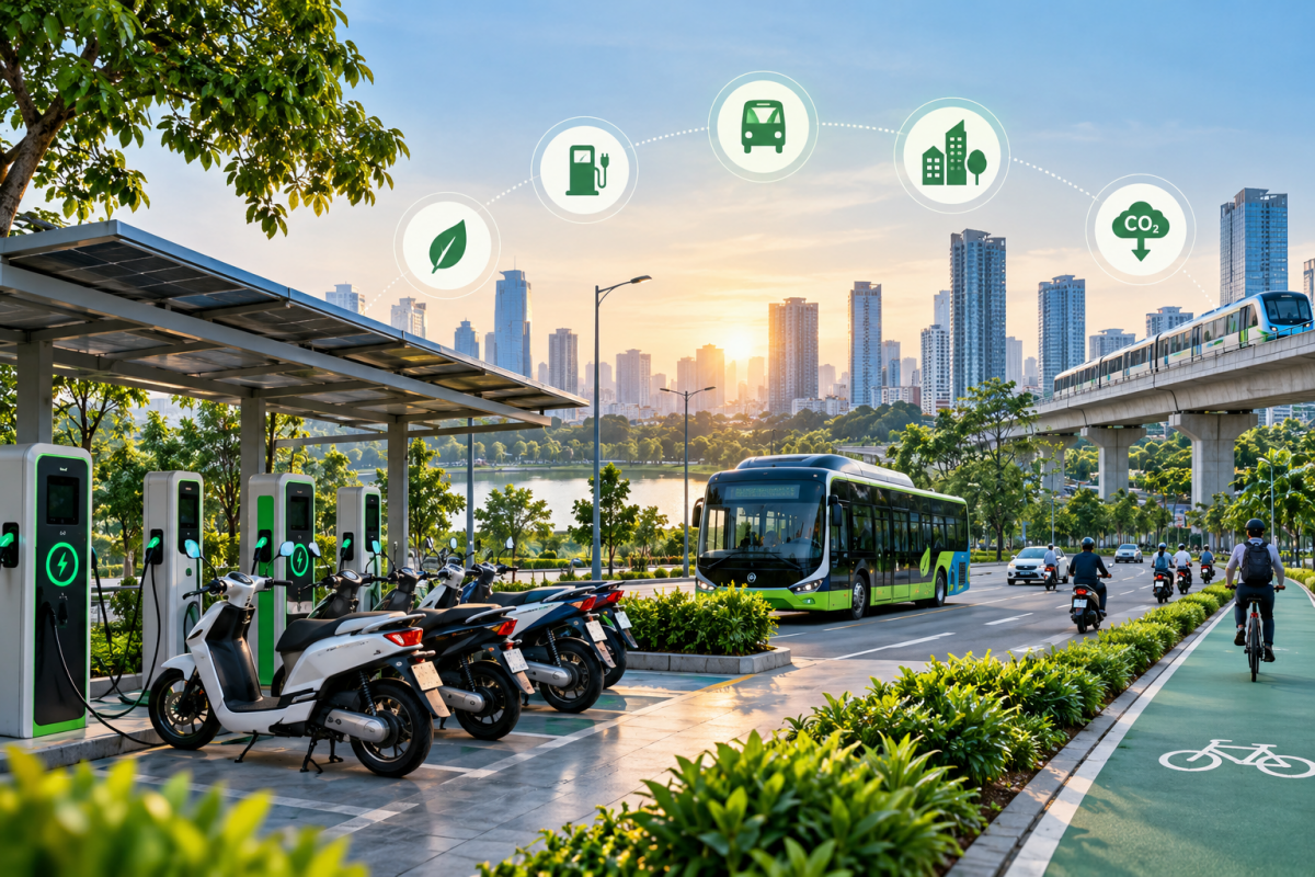Gỡ điểm nghẽn, tăng tốc chuyển đổi giao thông xanh