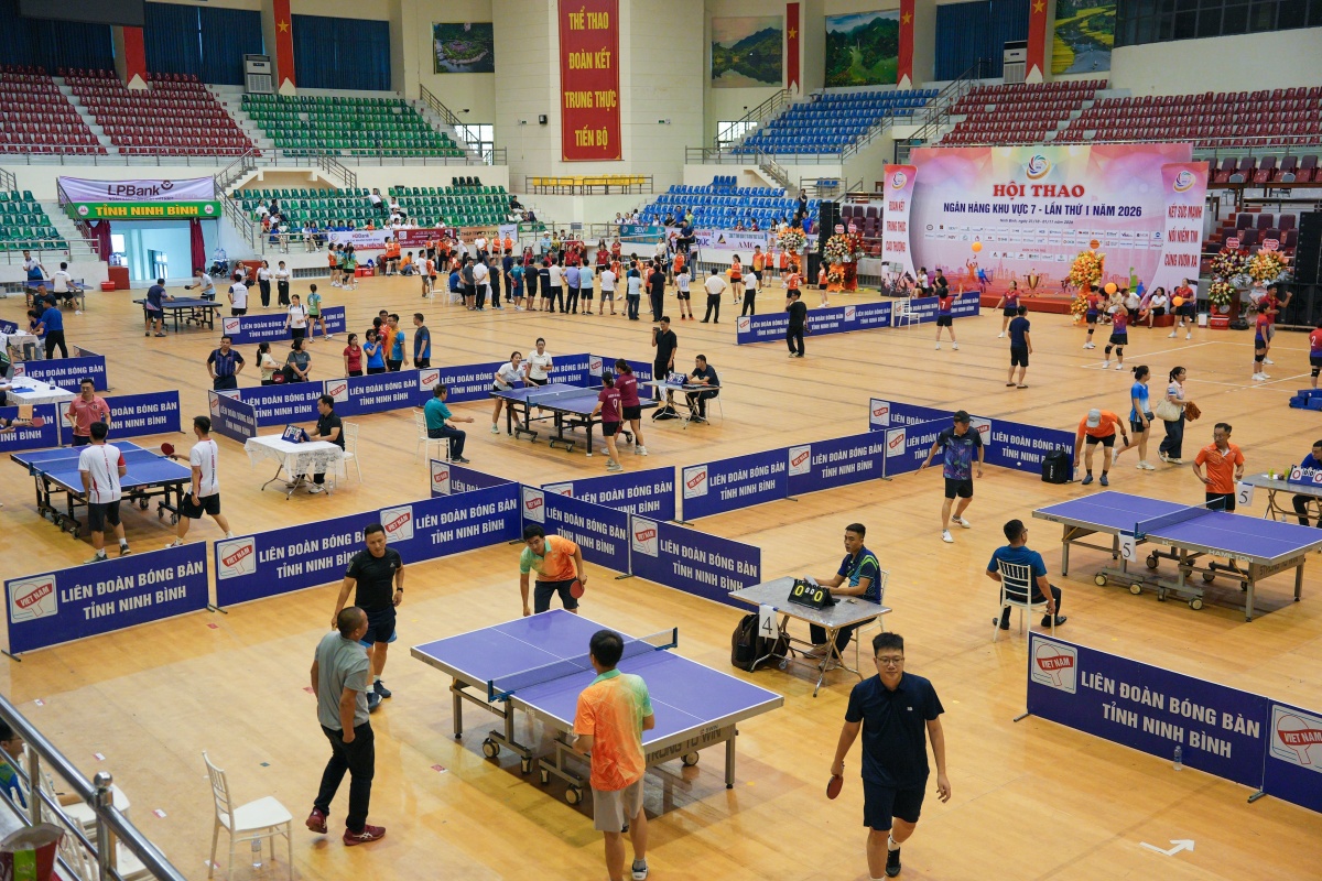 Khai mạc Hội thao ngành Ngân hàng Khu vực 7 lần thứ I năm 2026
