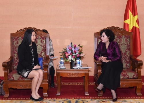 Phó Thống đốc Nguyễn Thị Hồng tiếp Giám đốc Điều hành Nhóm các nước Đông Nam Á của WB