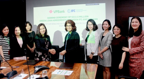 VPBank ký kết thỏa thuận huy động khoản đồng tài trợ xanh hơn 212 triệu USD