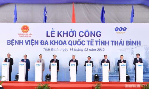 Thủ tướng dự lễ khởi công, khánh thành một số dự án lớn tại Thái Bình