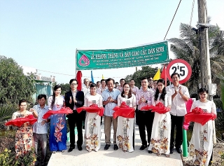 NHCSXH Quảng Nam xây cầu giúp người dân Sóc Trăng