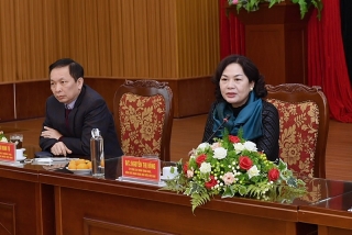 Thống đốc Nguyễn Thị Hồng làm việc với NHNN Chi nhánh tỉnh Bắc Kạn