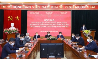 Phát động Cuộc thi viết chính luận bảo vệ nền tảng tư tưởng của Đảng lần thứ hai năm 2022