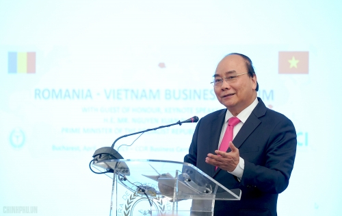 Thủ tướng dự Diễn đàn Doanh nghiệp Việt Nam-Romania