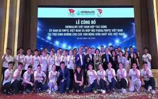 Herbalife Việt Nam công bố tài trợ sản phẩm dinh dưỡng cho các vận động viên xuất sắc Việt Nam