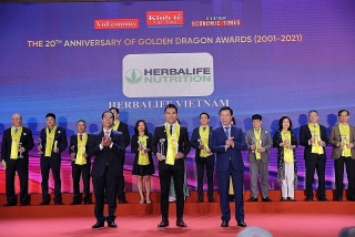 Herbalife Nutrition được vinh danh là “Thương hiệu thực phẩm bổ sung dinh dưỡng hàng đầu”