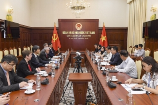 Phó Thống đốc Phạm Thanh Hà tiếp Giám đốc Điều hành và Giám đốc Điều hành Phụ khuyết ADB