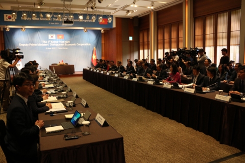 Việt, Hàn đạt nhiều thỏa thuận trong đối thoại kinh tế cấp Phó Thủ tướng lần đầu