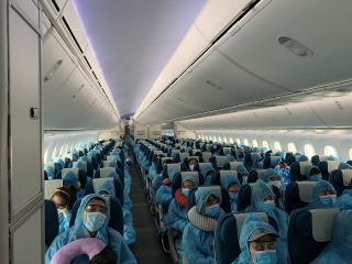 Chuyến bay đầu tiên đưa hơn 340 công dân Việt Nam tại Đài Loan (Trung Quốc) về nước