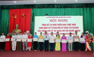 Huyện Phú Xuyên tổng kết 20 năm triển khai tín dụng chính sách xã hội