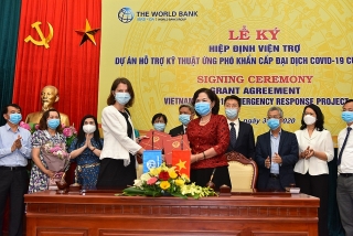 WB viện trợ không hoàn lại 6,2 triệu USD cho Việt Nam ứng phó với COVID-19