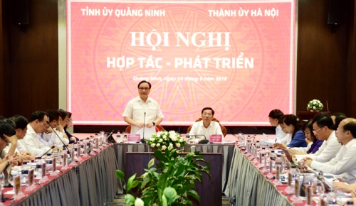 Hà Nội và Quảng Ninh sẽ đẩy mạnh hợp tác một số dự án về kinh tế - xã hội
