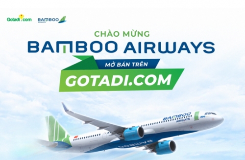 Gotadi.com hợp tác phân phối vé cho Bamboo Airways