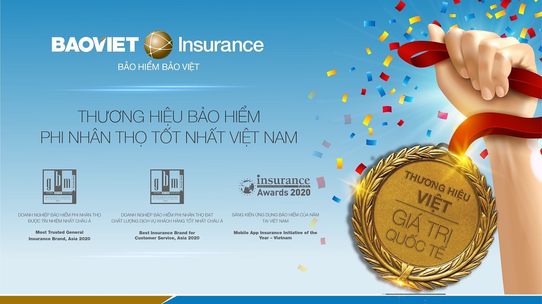 Bảo hiểm Bảo Việt nhận 2 giải thưởng về chất lượng dịch vụ và thương hiệu tín nhiệm