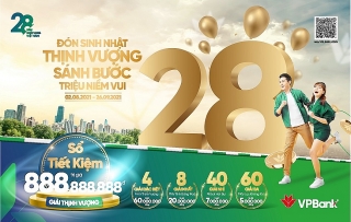 Cơ hội nhận quà tặng giá trị khi “đón sinh nhật Thịnh vượng” cùng VPBank