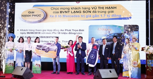 Bảo Việt trao xe Mercedes-Benz C200 cho khách hàng
