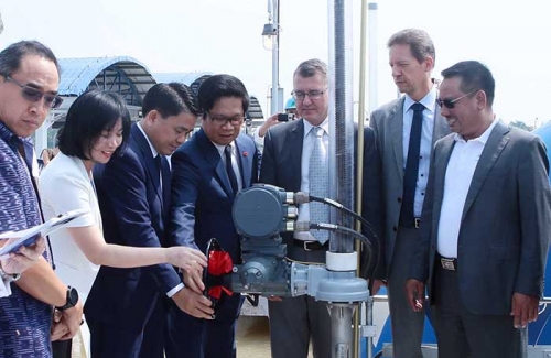 Hà Nội khánh thành nhà máy nước sạch đạt tiêu chuẩn châu Âu