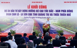 Thủ tướng phát lệnh khởi công xây dựng dự án tuyến cao tốc Cam Lộ - La Sơn