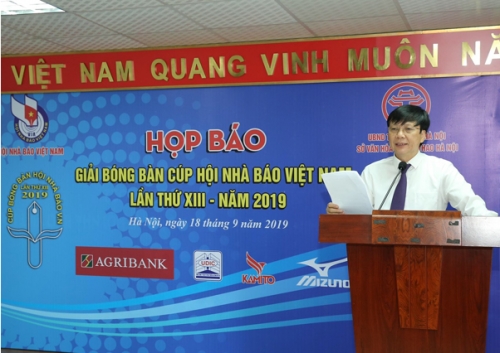 Gần 200 vận động viên tham gia Giải Bóng bàn Cúp Hội Nhà báo Việt Nam 2019