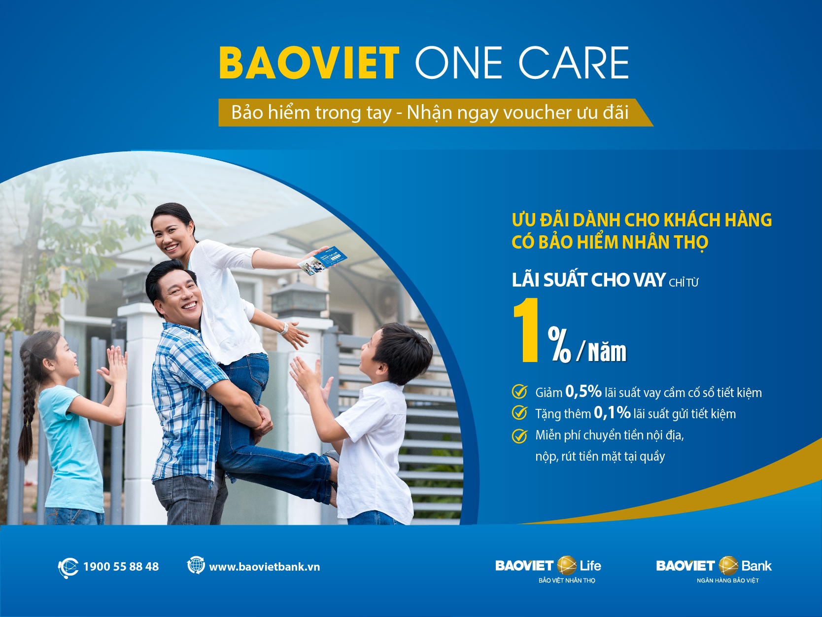 BAOVIET Bank tặng ưu đãi cho khách hàng