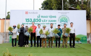 SeABank trao tặng gần 154.000 cây xanh trồng rừng tại Hà Tĩnh