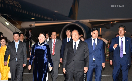 Thủ tướng Nguyễn Xuân Phúc đã đến Tokyo, Nhật Bản