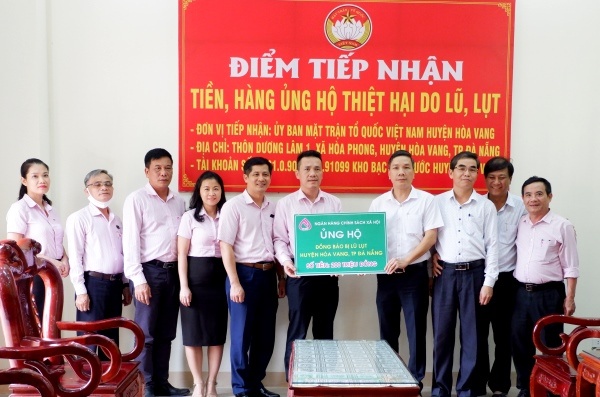 NHCSXH hỗ trợ Đà Nẵng khắc phục thiệt hại do mưa lũ