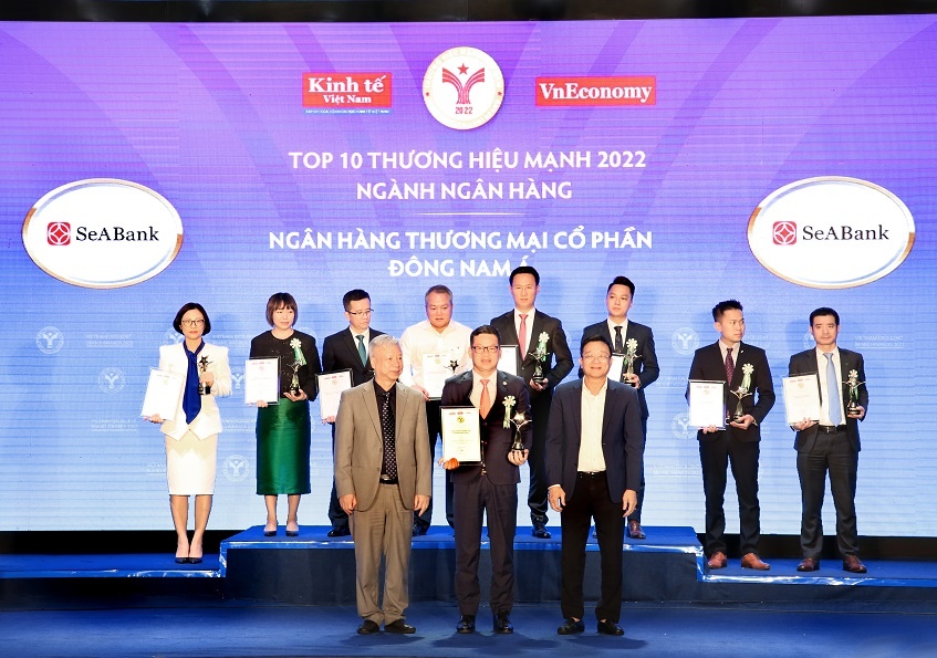 seabank duoc vinh danh top 10 thuong hieu manh nganh ngan hang 2022