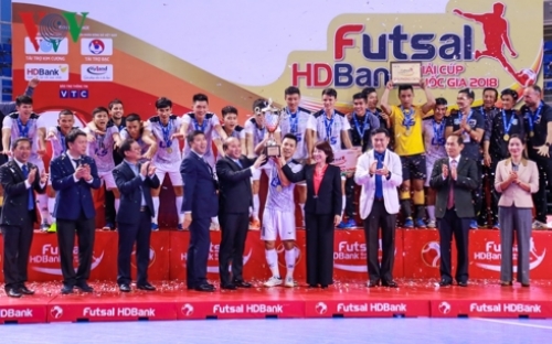 Giải Futsal Cup HDBank 2018: Thái Sơn Nam bảo vệ thành công ngôi vô địch
