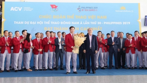 Đoàn thể thao Việt Nam chính thức lên đường tham dự SEA Games 30