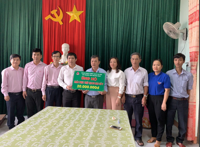 NHCSXH Quảng Ngãi chia sẻ, ủng hộ khắc phục hậu quả mưa lũ trên địa bàn