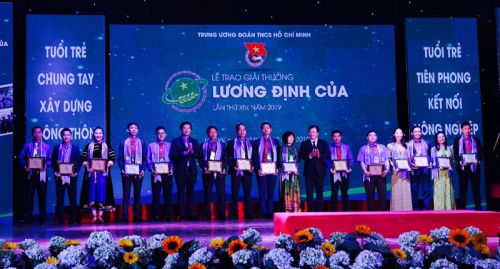 34 nha nong tre duoc trao giai thuong luong dinh cua nam 2019