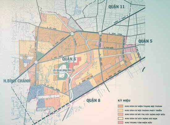 TP.HCM: Điều chỉnh quy hoạch chi tiết xây dựng khu dân cư Phú Lâm