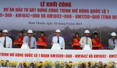 Dự án mở rộng QL1 qua Bình Thuận: Sẽ thay nhà thầu nếu không đảm bảo tiến độ