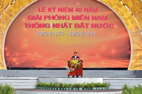 Hậu Giang kỷ niệm 40 năm ngày thống nhất đất nước