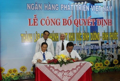 VDB: Thành lập chi nhánh khu vực Bình Dương - Bình Phước