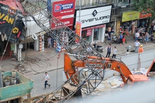 Nhiều sai phạm trong quản lý, vận hành cẩu tháp trong xây dựng tại Hà Nội